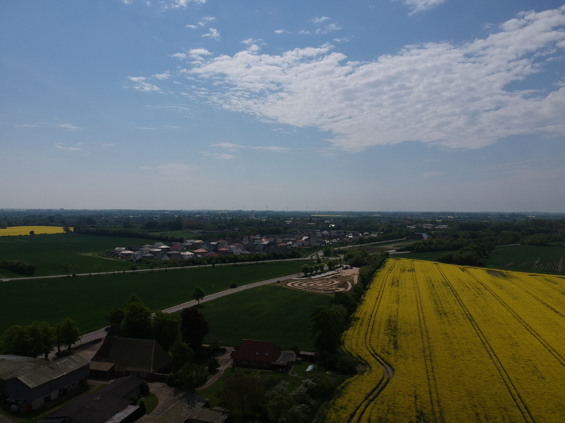 Blick von Neuschönberg Richtung Hauptort